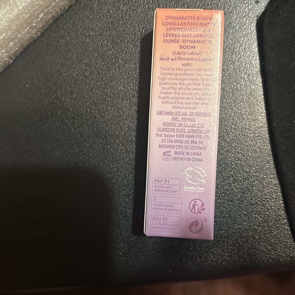 SHEGLAM DYNAMATTE WATERPROOF MATTE LIPSTICK 💄IN GOTCHA - Picture 13 of 15